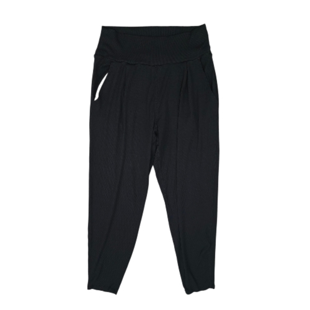 Vuori Black High-Rise Relaxed Track Joggers
